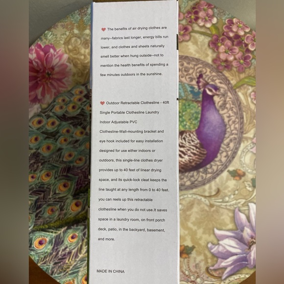 Outdoor Retractable Clothesline - Picture 6 of 6